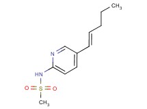 N-{5-[(1E)-pent-1-en-1-yl]pyridin-2-yl}methanesulfonamide