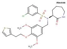 3-chloro-N-{3,5-dimethoxy-4-[2-(3-thienyl)ethoxy]benzyl}-N-[(3S)-2-oxo-3-azepanyl]benzenesulfonamide