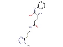 3-(3-hydroxy-2-quinoxalinyl)-N-{2-[(1-methyl-1H-tetrazol-5-yl)thio]ethyl}propanamide