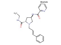 N-{(3R,5S)-5-[(ethylamino)carbonyl]-1-[(2E)-3-phenylprop-2-en-1-yl]pyrrolidin-3-yl}pyridine-2-carboxamide