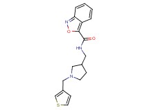 N-{[1-(3-thienylmethyl)pyrrolidin-3-yl]methyl}-2,1-benzisoxazole-3-carboxamide