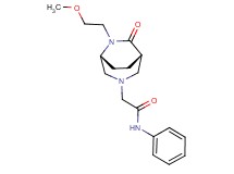 2-[(1S*,5R*)-6-(2-methoxyethyl)-7-oxo-3,6-diazabicyclo[3.2.2]non-3-yl]-N-phenylacetamide