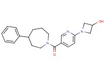 1-{5-[(4-phenylazepan-1-yl)carbonyl]pyridin-2-yl}azetidin-3-ol