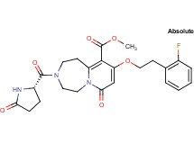 methyl 9-[2-(2-fluorophenyl)ethoxy]-7-oxo-3-(5-oxo-L-prolyl)-1,2,3,4,5,7-hexahydropyrido[1,2-d][1,4]diazepine-10-carboxylate