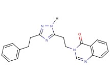 3-{2-[3-(2-phenylethyl)-1H-1,2,4-triazol-5-yl]ethyl}quinazolin-4(3H)-one