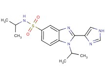 2-(1H-imidazol-4-yl)-N,1-diisopropyl-1H-benzimidazole-5-sulfonamide