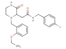 2-[1-(2-ethoxybenzyl)-3-oxo-2-piperazinyl]-N-(4-fluorobenzyl)acetamide