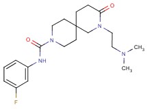 2-[2-(dimethylamino)ethyl]-N-(3-fluorophenyl)-3-oxo-2,9-diazaspiro[5.5]undecane-9-carboxamide