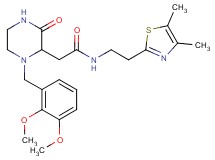 2-[1-(2,3-dimethoxybenzyl)-3-oxo-2-piperazinyl]-N-[2-(4,5-dimethyl-1,3-thiazol-2-yl)ethyl]acetamide