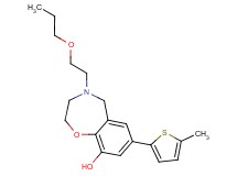 7-(5-methyl-2-thienyl)-4-(2-propoxyethyl)-2,3,4,5-tetrahydro-1,4-benzoxazepin-9-ol