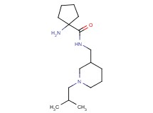 1-amino-N-[(1-isobutyl-3-piperidinyl)methyl]cyclopentanecarboxamide dihydrochloride