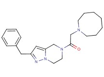 5-(azocan-1-ylacetyl)-2-benzyl-4,5,6,7-tetrahydropyrazolo[1,5-a]pyrazine