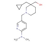 (3-(cyclopropylmethyl)-1-{[6-(dimethylamino)pyridin-3-yl]methyl}piperidin-3-yl)methanol