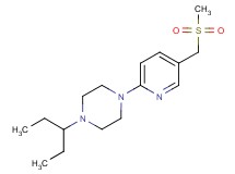 1-(1-ethylpropyl)-4-{5-[(methylsulfonyl)methyl]pyridin-2-yl}piperazine
