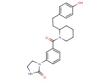 1-[3-({2-[2-(4-hydroxyphenyl)ethyl]piperidin-1-yl}carbonyl)phenyl]imidazolidin-2-one