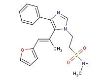 2-{5-[(E)-2-(2-furyl)-1-methylvinyl]-4-phenyl-1H-imidazol-1-yl}-N-methylethanesulfonamide