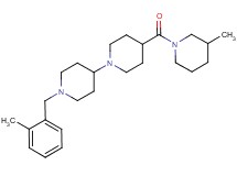 1'-(2-methylbenzyl)-4-[(3-methyl-1-piperidinyl)carbonyl]-1,4'-bipiperidine
