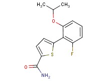 5-(2-fluoro-6-isopropoxyphenyl)thiophene-2-carboxamide