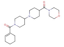 1'-(1-cyclohexen-1-ylcarbonyl)-4-(4-morpholinylcarbonyl)-1,4'-bipiperidine