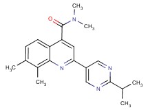 2-(2-isopropylpyrimidin-5-yl)-N,N,7,8-tetramethylquinoline-4-carboxamide