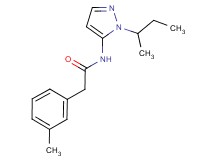 N-(1-sec-butyl-1H-pyrazol-5-yl)-2-(3-methylphenyl)acetamide