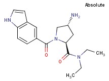 (2S,4R)-4-amino-N,N-diethyl-1-(1H-indol-5-ylcarbonyl)pyrrolidine-2-carboxamide