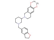 2-[1-(2,3-dihydro-1-benzofuran-5-ylmethyl)-3-piperidinyl]-6,7-dimethoxy-1,2,3,4-tetrahydroisoquinoline