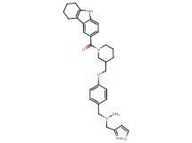 (3-isoxazolylmethyl)methyl(4-{[1-(2,3,4,9-tetrahydro-1H-carbazol-6-ylcarbonyl)-3-piperidinyl]methoxy}benzyl)amine