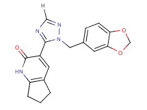 3-[1-(1,3-benzodioxol-5-ylmethyl)-1H-1,2,4-triazol-5-yl]-1,5,6,7-tetrahydro-2H-cyclopenta[b]pyridin-2-one