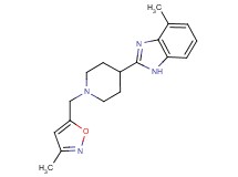 4-methyl-2-{1-[(3-methylisoxazol-5-yl)methyl]piperidin-4-yl}-1H-benzimidazole