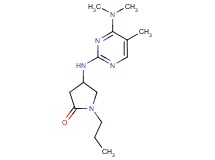 4-{[4-(dimethylamino)-5-methylpyrimidin-2-yl]amino}-1-propylpyrrolidin-2-one