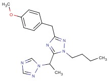 1-butyl-3-(4-methoxybenzyl)-5-[1-(1H-1,2,4-triazol-1-yl)ethyl]-1H-1,2,4-triazole