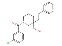 [1-(3-chlorobenzoyl)-3-(2-phenylethyl)-3-piperidinyl]methanol