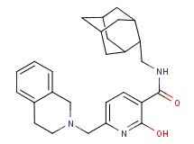 N-(2-adamantylmethyl)-6-(3,4-dihydro-2(1H)-isoquinolinylmethyl)-2-hydroxynicotinamide