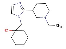 1-{[2-(1-ethylpiperidin-3-yl)-1H-imidazol-1-yl]methyl}cyclohexanol