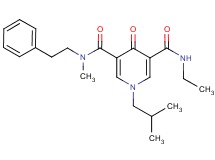 N'-ethyl-1-isobutyl-N-methyl-4-oxo-N-(2-phenylethyl)-1,4-dihydro-3,5-pyridinedicarboxamide
