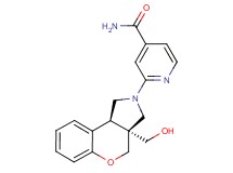 2-[(3aS*,9bS*)-3a-(hydroxymethyl)-1,3a,4,9b-tetrahydrochromeno[3,4-c]pyrrol-2(3H)-yl]isonicotinamide
