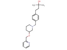 2-methyl-4-(4-{[3-(2-pyridinylmethoxy)-1-piperidinyl]methyl}phenyl)-2-butanol