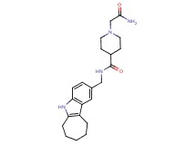 1-(2-amino-2-oxoethyl)-N-(5,6,7,8,9,10-hexahydrocyclohepta[b]indol-2-ylmethyl)piperidine-4-carboxamide