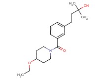4-{3-[(4-ethoxy-1-piperidinyl)carbonyl]phenyl}-2-methyl-2-butanol