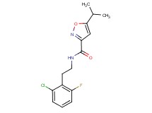 N-[2-(2-chloro-6-fluorophenyl)ethyl]-5-isopropyl-3-isoxazolecarboxamide