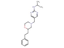 N-isopropyl-5-{[2-(2-phenylethyl)-4-morpholinyl]methyl}-2-pyrimidinamine