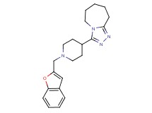 3-[1-(1-benzofuran-2-ylmethyl)-4-piperidinyl]-6,7,8,9-tetrahydro-5H-[1,2,4]triazolo[4,3-a]azepine
