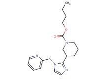 butyl 3-[1-(2-pyridinylmethyl)-1H-imidazol-2-yl]-1-piperidinecarboxylate