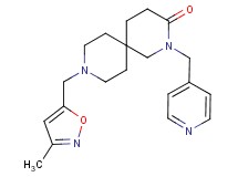 9-[(3-methylisoxazol-5-yl)methyl]-2-(pyridin-4-ylmethyl)-2,9-diazaspiro[5.5]undecan-3-one