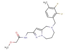 N-{[5-(2,3-difluoro-4-methylbenzyl)-5,6,7,8-tetrahydro-4H-pyrazolo[1,5-a][1,4]diazepin-2-yl]methyl}-2-methoxyacetamide