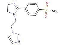 1-[2-(1H-imidazol-1-yl)ethyl]-2-[4-(methylsulfonyl)phenyl]-1H-imidazole