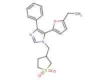 1-[(1,1-dioxidotetrahydro-3-thienyl)methyl]-5-(5-ethyl-2-furyl)-4-phenyl-1H-imidazole