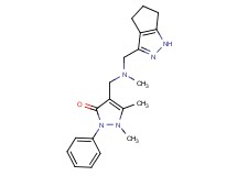 1,5-dimethyl-4-{[methyl(1,4,5,6-tetrahydrocyclopenta[c]pyrazol-3-ylmethyl)amino]methyl}-2-phenyl-1,2-dihydro-3H-pyrazol-3-one