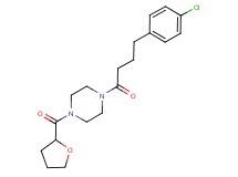 1-[4-(4-chlorophenyl)butanoyl]-4-(tetrahydro-2-furanylcarbonyl)piperazine